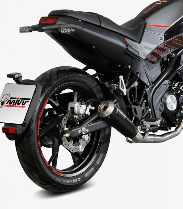 MIVV X-M1 Exhaust Black for Benelli Leoncino 125 (22-24) E.007.LC4B