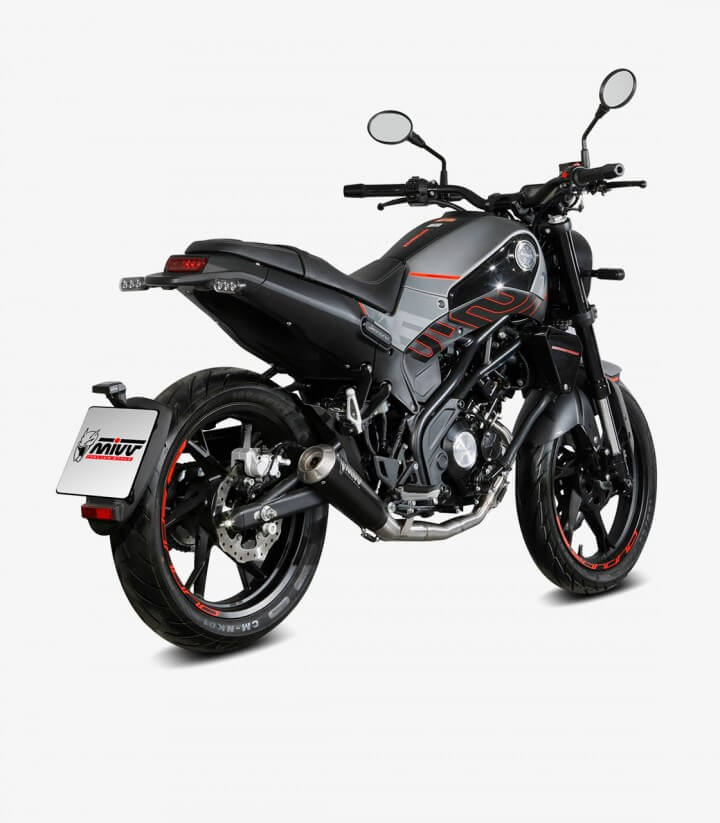 MIVV X-M1 Exhaust Black for Benelli Leoncino 125 (22-24) E.007.LC4B