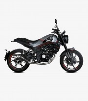 MIVV X-M1 Exhaust Black for Benelli Leoncino 125 (22-24) E.007.LC4B