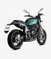 MIVV X-M1 Exhaust Black for Benelli Leoncino 800 Trail (22-24) E.011.LC4B
