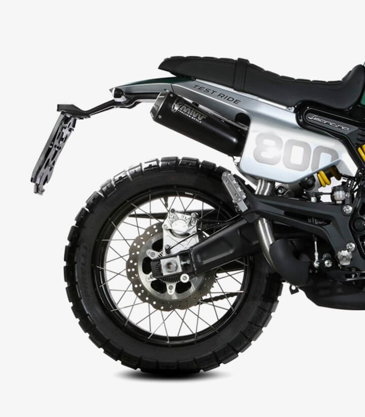 Escape MIVV X-M1 Negro para Benelli Leoncino 800 Trail (22-24) E.011.LC4B