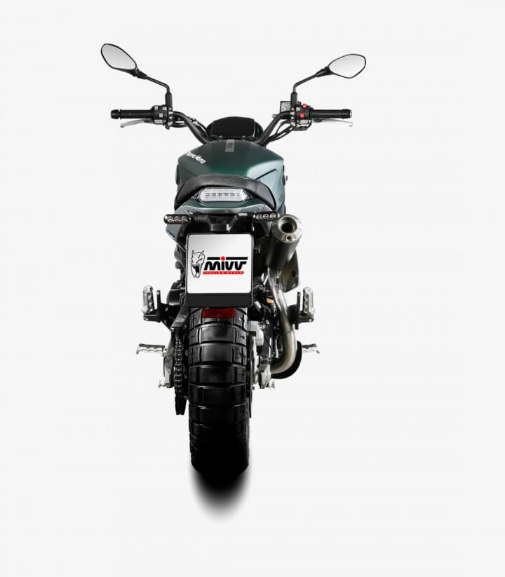 Auspuff MIVV X-M1 Schwarz für Benelli Leoncino 800 (22-24) E.011.LC4B