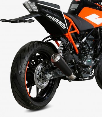 Auspuff MIVV X-M1 Schwarz für KTM 125/390 Duke (17-20), RC 125/390 (17-21) KT.019.LC4B
