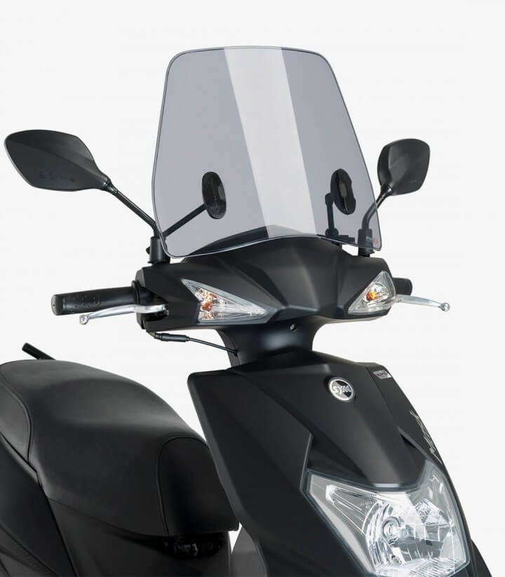 Parabrisas Puig modelo Urban SYM Mask 125 color Ahumado 9793H