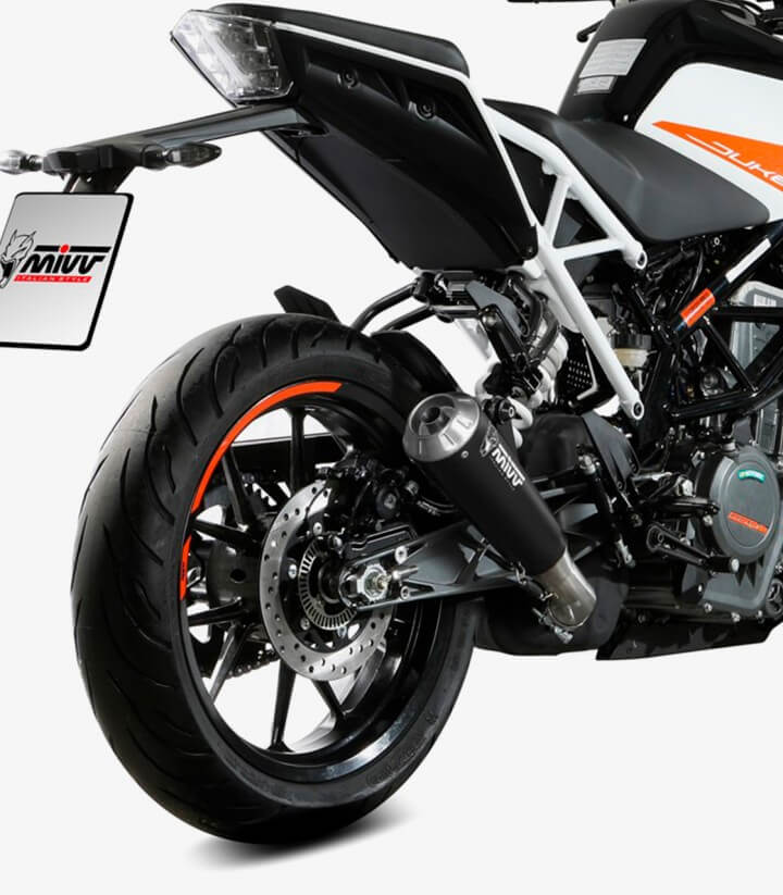 Escape MIVV X-M1 Negro para KTM 125 / 390 Duke (21-25) KT.025.LC4B