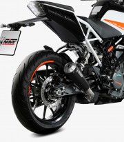 MIVV X-M1 Exhaust Black for KTM 125 / 390 Duke (21-25) KT.025.LC4B