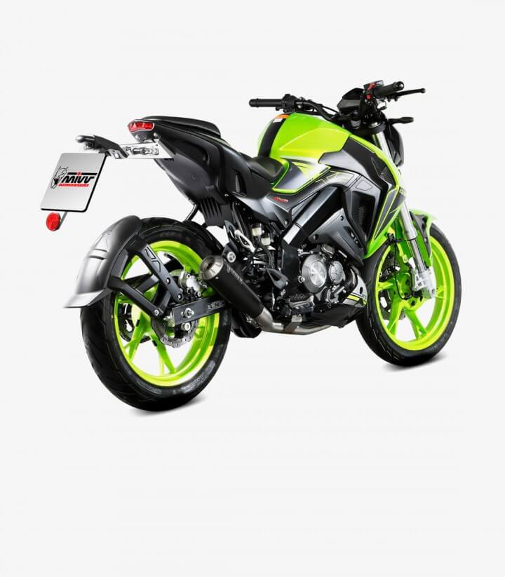 MIVV X-M1 Exhaust Black for Keeway RKF 125 (21-24) KW.001.SC4B