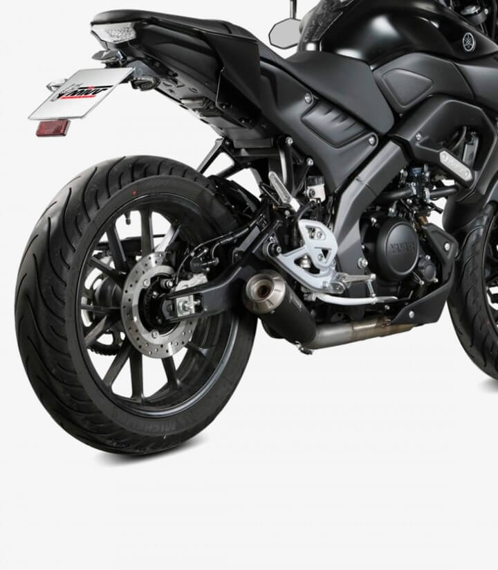 Auspuff MIVV X-M1 Schwarz für Yamaha MT-125 (20-24), YZF-R 125 (19-24) Y.067.LC4B