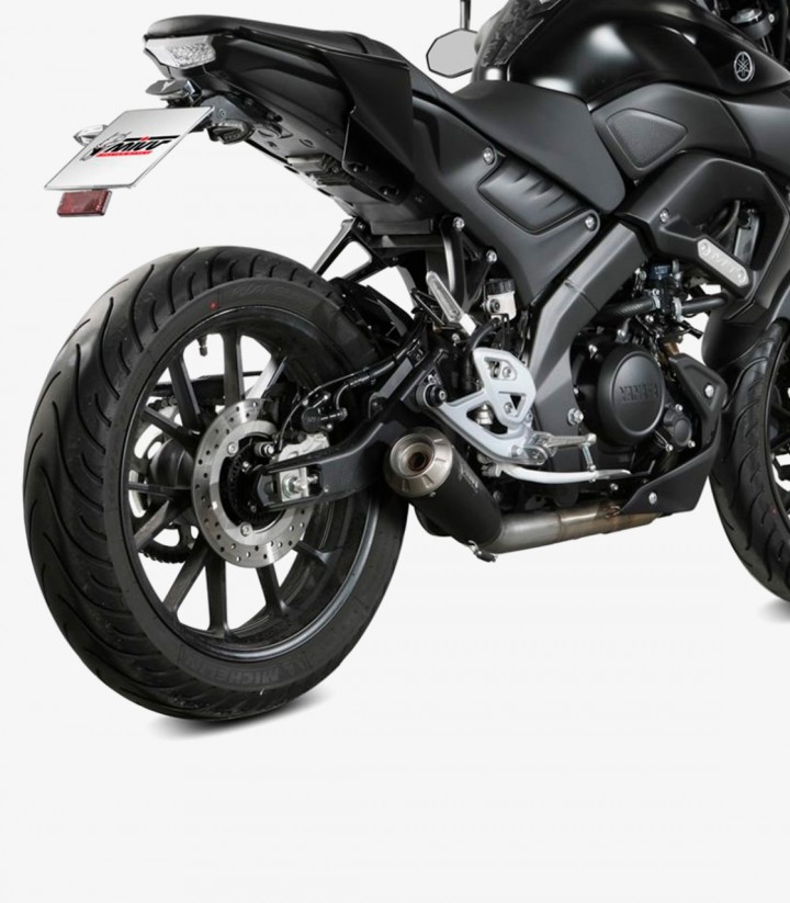 MIVV X-M1 Exhaust Black for Yamaha MT 125, YZF R125 (19-24) Y.067.LC4B
