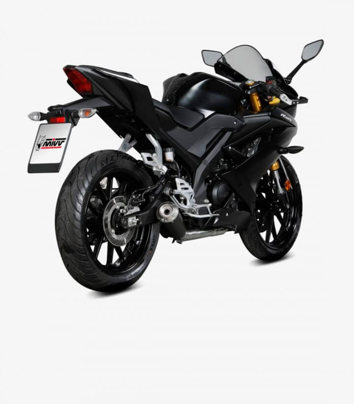 MIVV X-M1 Exhaust Black for Yamaha MT 125, YZF R125 (19-24) Y.067.LC4B