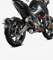 MIVV X-M1 Exhaust Black for Zontes ZT 125 G1/U (21-25) Z.002.SC4B