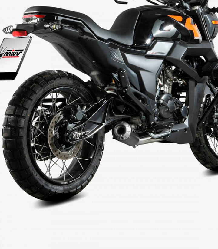 Auspuff MIVV X-M1 Schwarz für Zontes ZT 125 GK (21-24) Z.004.SC4B
