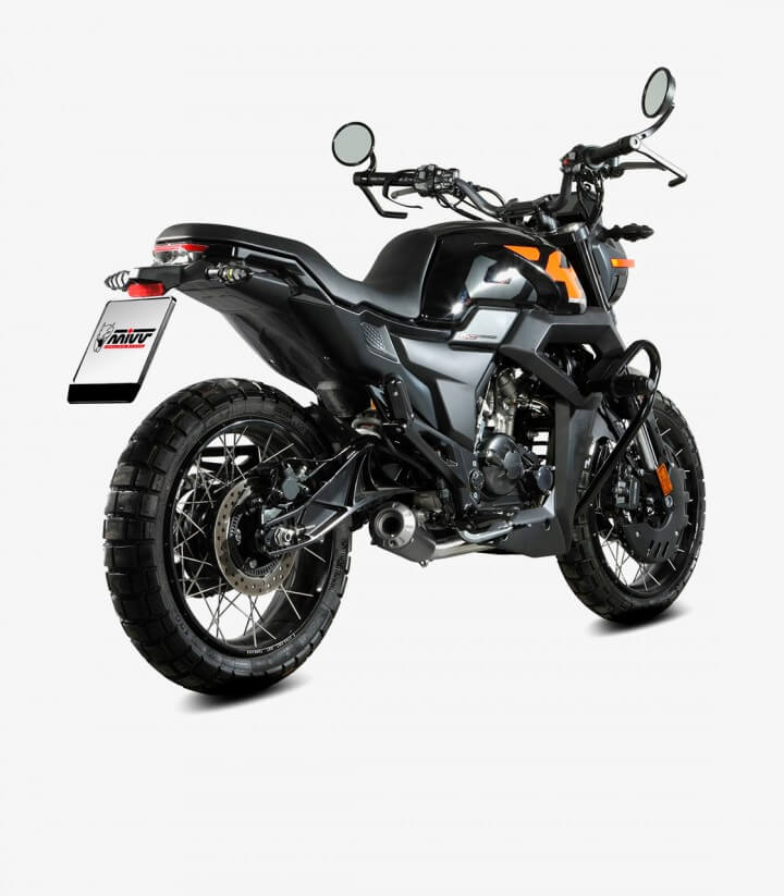 MIVV X-M1 Exhaust Black for Zontes ZT 125 GK (21-24) Z.004.SC4B