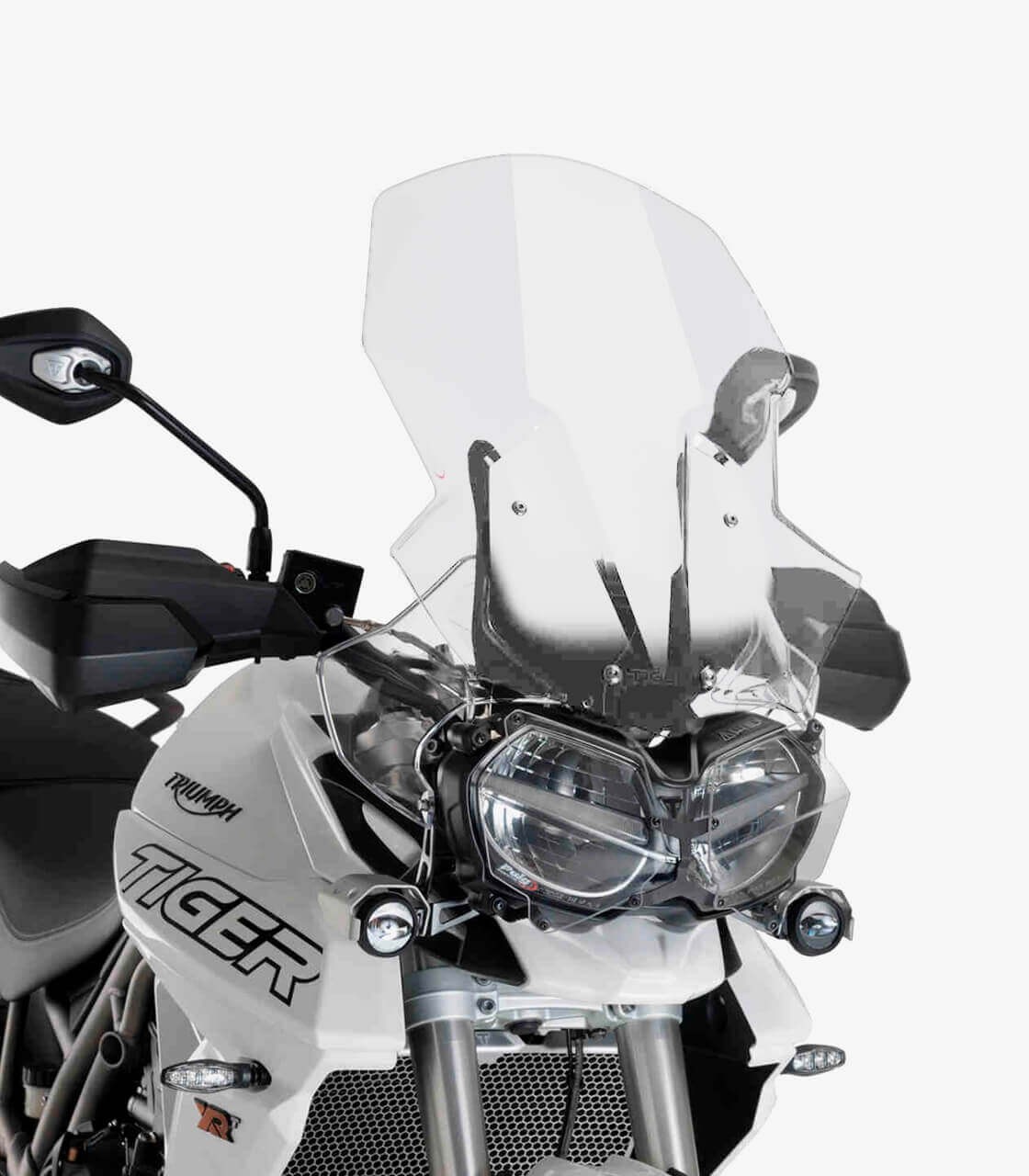 Triumph Tiger 800 2018-2019 Puig Touring Transparent Windshield 9656W