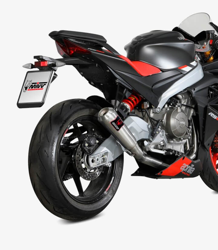Auspuff MIVV X-M1 Stahl für Aprilia RS 660 (20-25), Tuono 660 (21-24) X.AP.0001.SC4T
