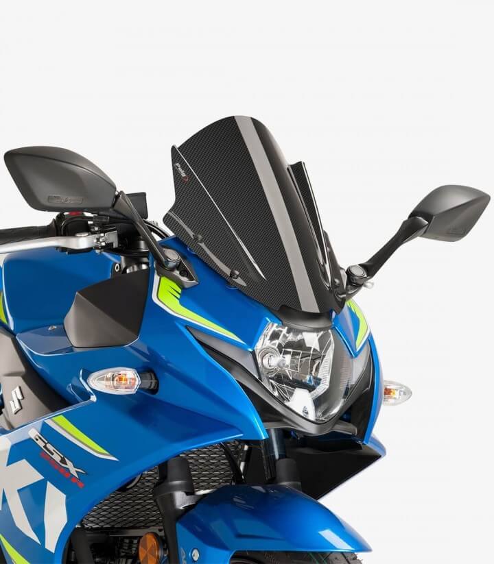 Windschild Puig Z-Racing Suzuki GSX-R250 (17-19) Carbon-Optik 9722C
