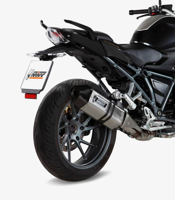 MIVV Speed Edge Auspuff Stahl für BMW R 1200 R (15-18) B.026.LRX