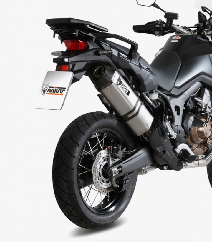 Escape MIVV Speed Edge Acero para Honda CRF 1000 L Africa Twin (16-19) H.059.LRX