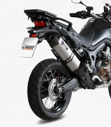 Escape MIVV Speed Edge Acero para Honda CRF 1000 L Africa Twin (16-19) H.059.LRX