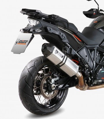 MIVV Speed Edge Auspuff Stahl für KTM 1050/1090/1190 Adventure, 1290 Super Adventure (13-20) KT.017.LRX