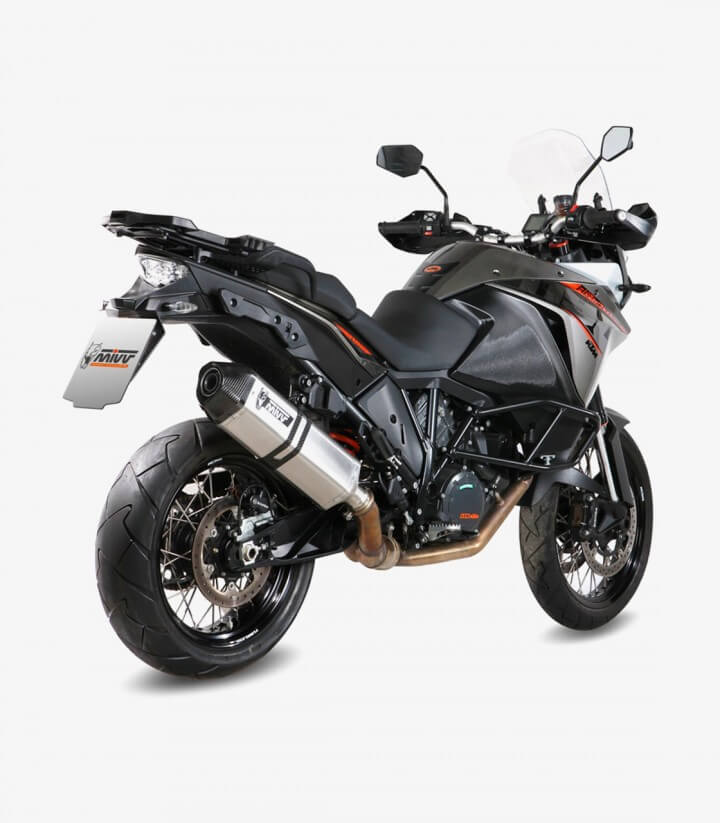MIVV Speed Edge Exhaust Stainless Steel for KTM 1050 / 1090 / 1190 / 1290 Adventure / 1290 Super Adventure S/R (13-20) KT.017.LR