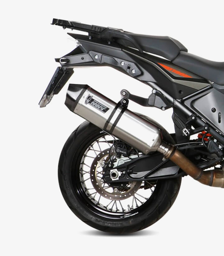 MIVV Speed Edge Auspuff Stahl für KTM 1050/1090/1190 Adventure, 1290 Super Adventure (13-20) KT.017.LRX