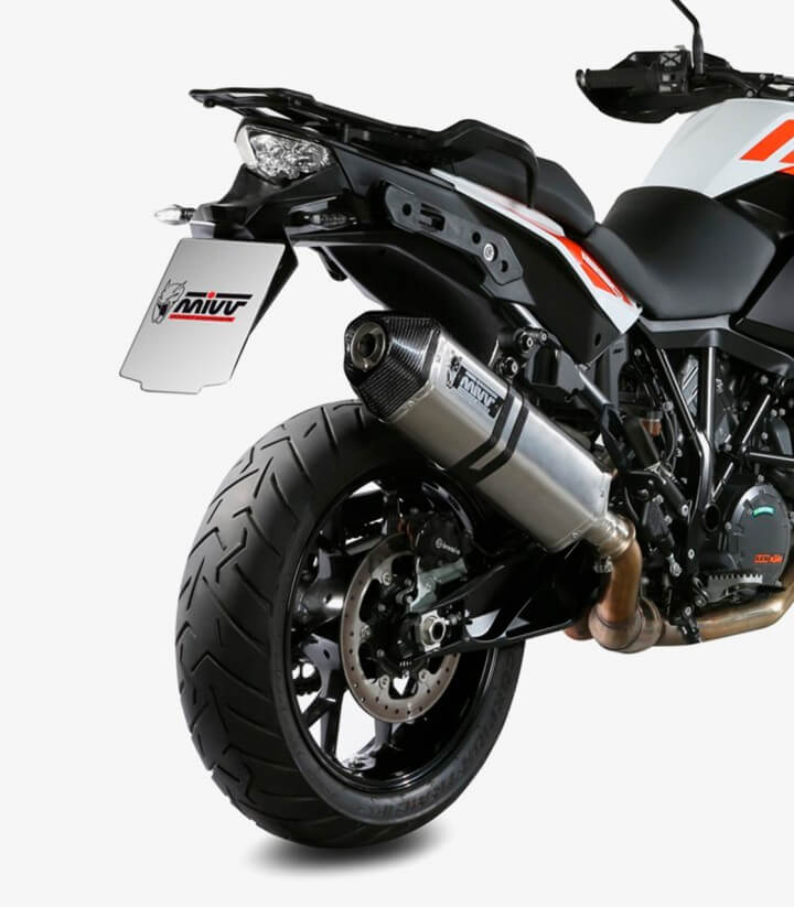 MIVV Speed Edge Auspuff Stahl für KTM 1050/1090/1190 Adventure, 1290 Super Adventure (13-20) KT.017.LRX