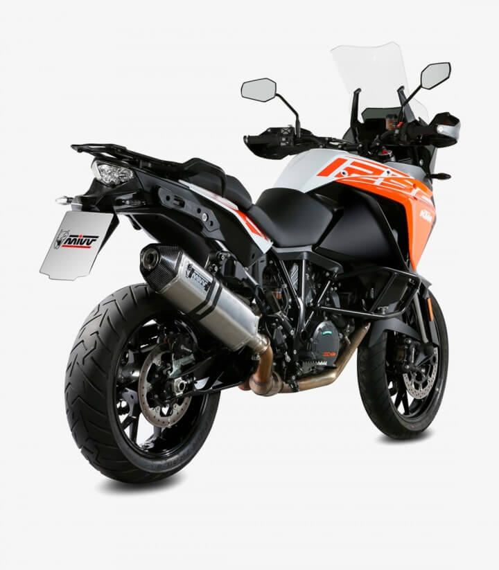 MIVV Speed Edge Exhaust Stainless Steel for KTM 1050 / 1090 / 1190 / 1290 Adventure / 1290 Super Adventure S/R (13-20) KT.017.LR