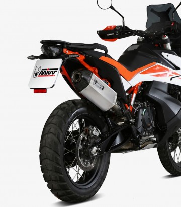MIVV Speed Edge Auspuff Stahl für KTM 790 Adventure R/S (19-26), 890 Adventure R (20-26), 890 SMT (23-26) KT.021.LRX