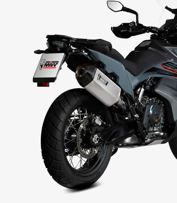 MIVV Speed Edge Auspuff Stahl für KTM 790 Adventure R/S (19-26), 890 Adventure R (20-26), 890 SMT (23-26) KT.021.LRX