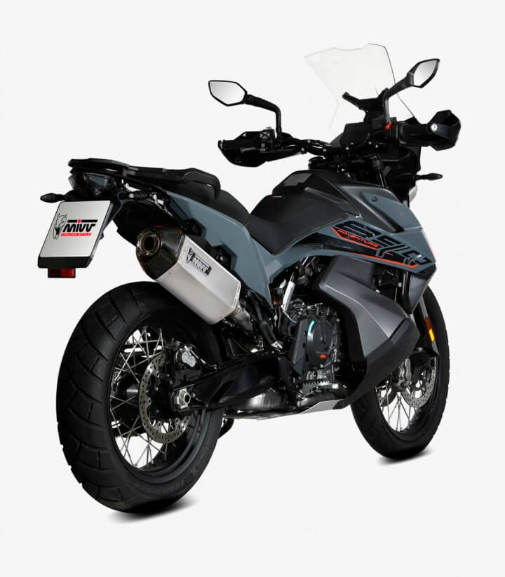 MIVV Speed Edge Auspuff Stahl für KTM 790 Adventure R/S (19-26), 890 Adventure R (20-26), 890 SMT (23-26) KT.021.LRX