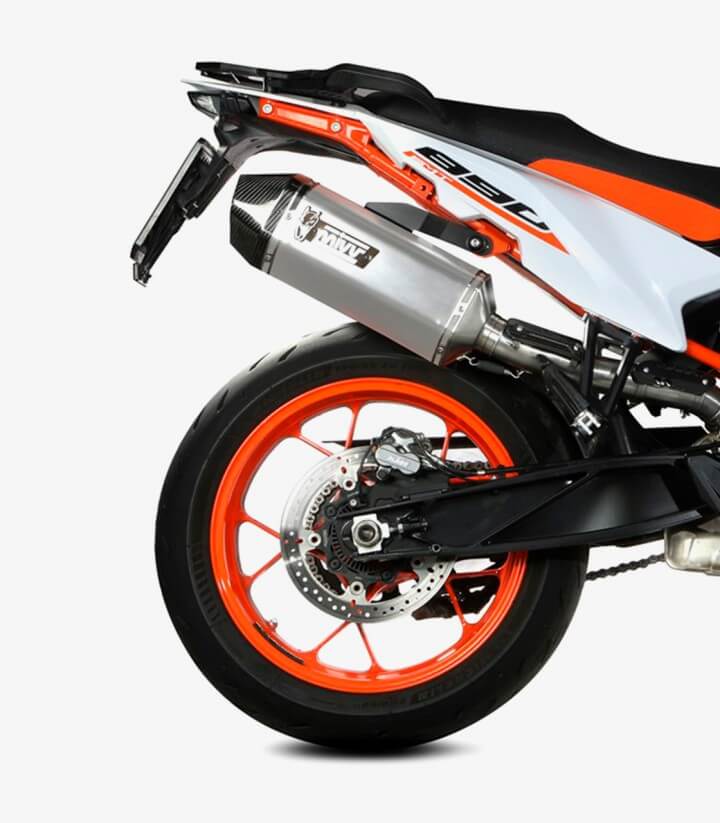 MIVV Speed Edge Auspuff Stahl für KTM 790 Adventure R/S (19-26), 890 Adventure R (20-26), 890 SMT (23-26) KT.021.LRX