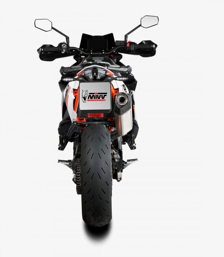 MIVV Speed Edge Exhaust Stainless Steel for KTM 790 / 890 Adventure R/S / 890 SMT (19-25) KT.021.LRX