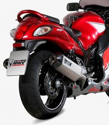 MIVV Speed Edge Auspuff Stahl für Suzuki GSX-R 1300 Hayabusa (08-17) S.052.LRX