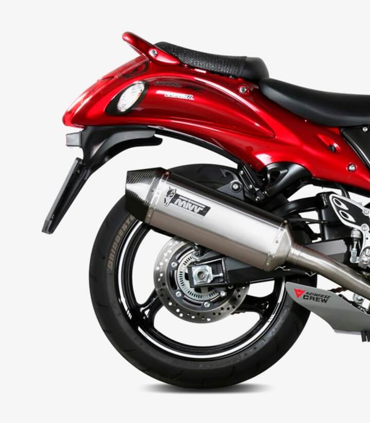 MIVV Speed Edge Auspuff Stahl für Suzuki GSX-R 1300 Hayabusa (08-17) S.052.LRX
