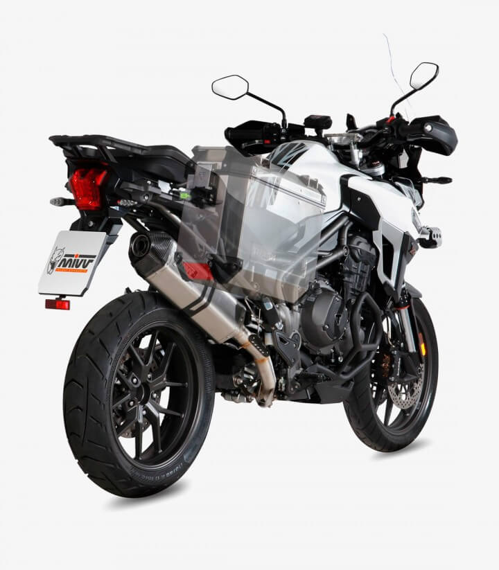 MIVV Speed Edge Exhaust Stainless Steel for Triumph Tiger 1200 (16-21) T.015.LRX