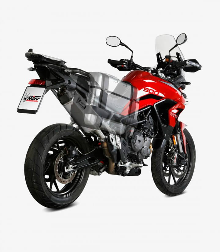 MIVV Speed Edge Auspuff Stahl für Triumph Tiger 900 (21-25) T.018.LRX