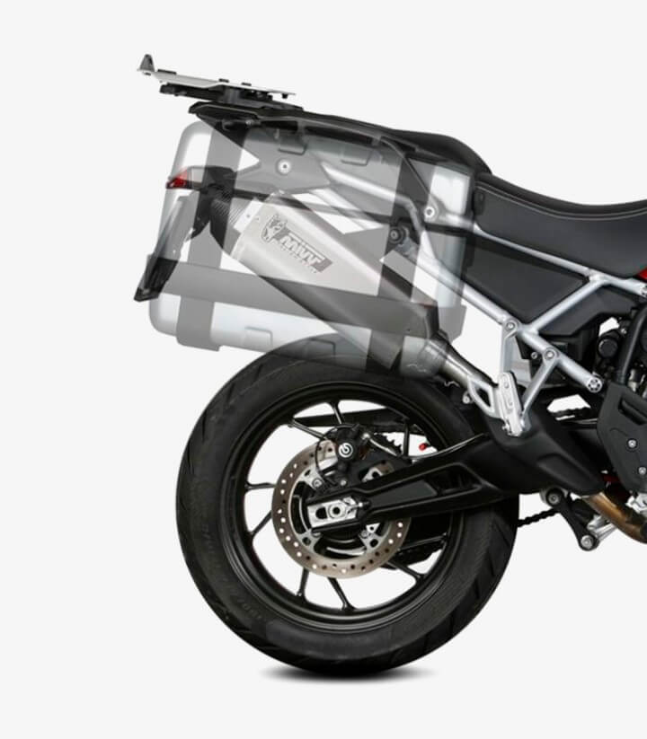 Escape MIVV Speed Edge Acero para Triumph Tiger 900 / GT / Pro / Rally (21-25) T.018.LRX