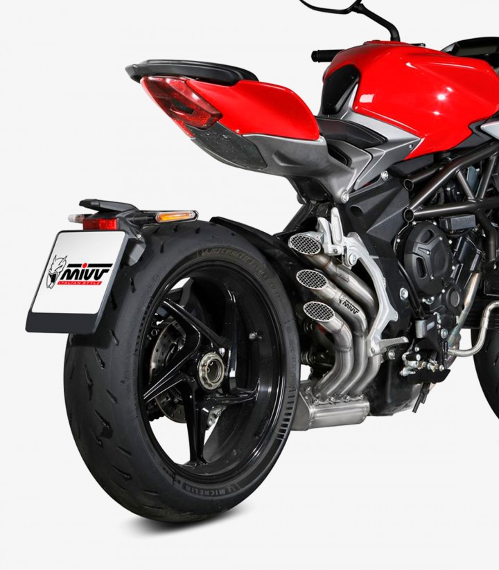 Escape MIVV Speed Edge Acero para MV Agusta Brutale 800 / RR / Dragster RR (17-25) V.003.LHX