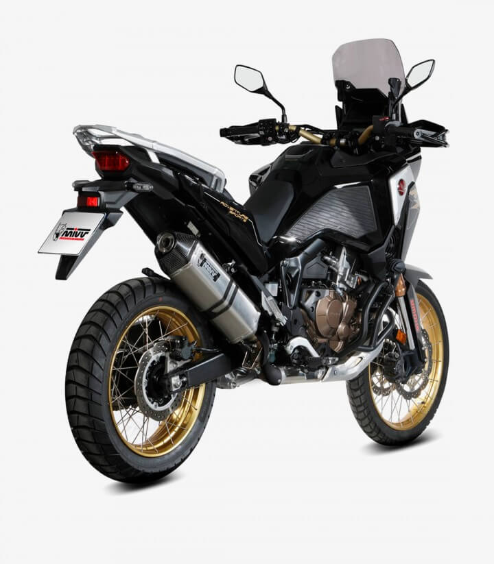 MIVV Speed Edge Auspuff Stahl für Honda CRF1100L Africa Twin (20-26) H.079.LRX