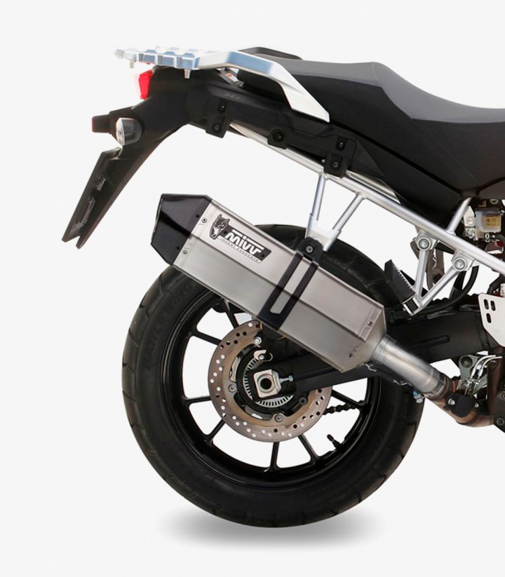 Escape MIVV Speed Edge Acero para Suzuki V-Strom 1000 / 1050 / XT (14-25) S.042.LRX