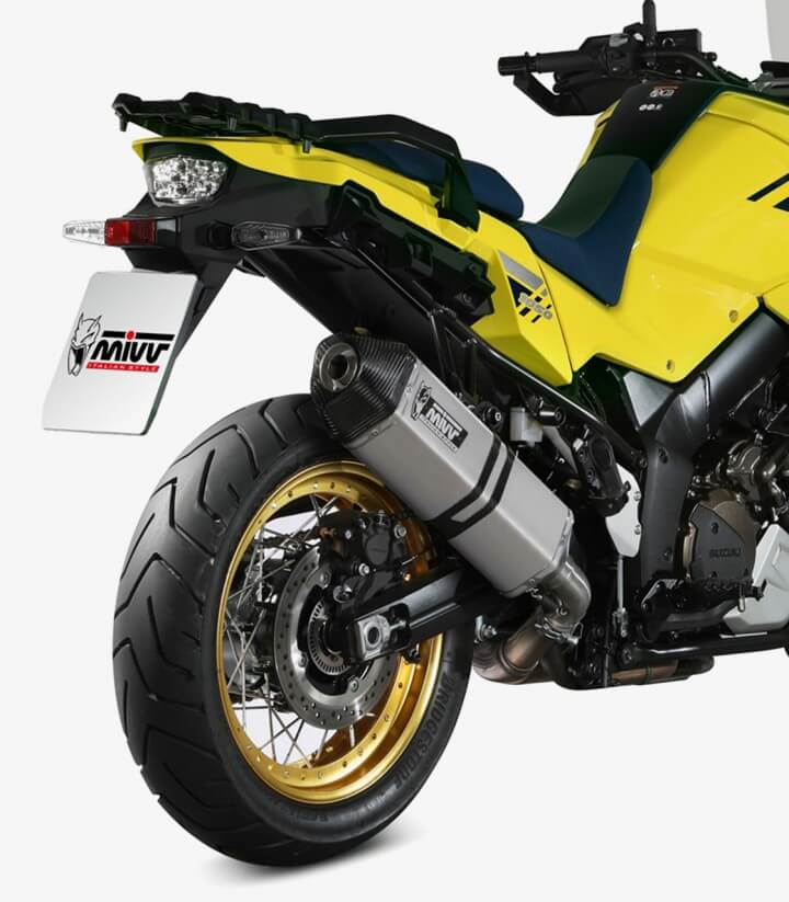 Escape MIVV Speed Edge Acero para Suzuki V-Strom 1000 / 1050 / XT (14-25) S.042.LRX