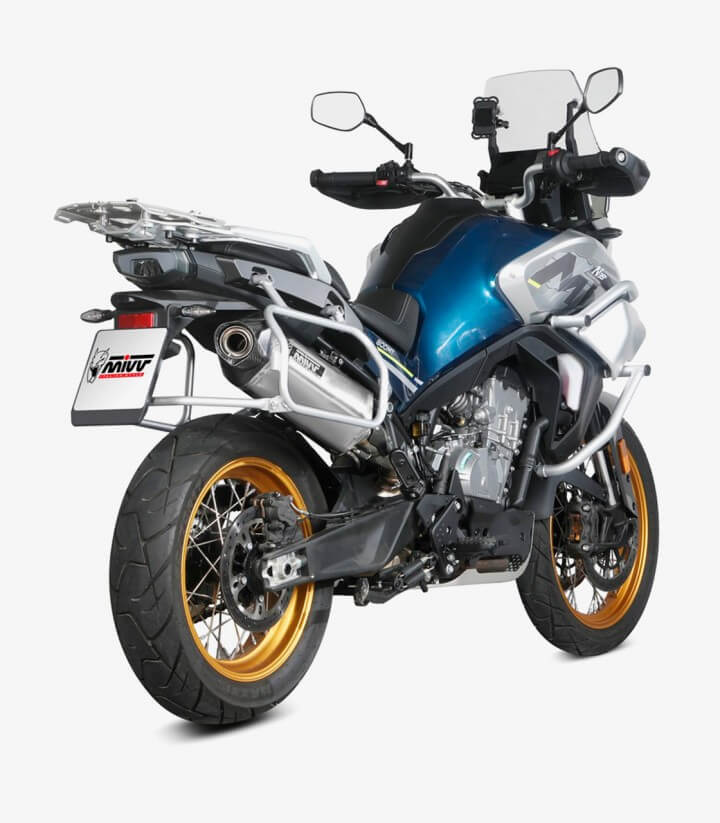 MIVV Speed Edge Exhaust Stainless Steel for CF MOTO 800 MT (22-25) CF.001.LRX
