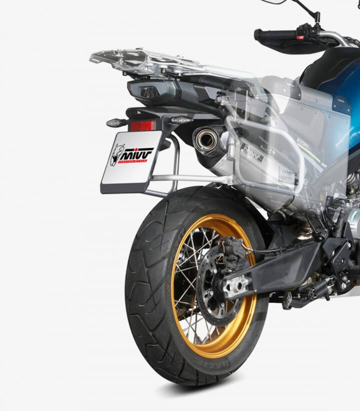 Escape MIVV Speed Edge Acero para CF MOTO 800 MT (22-25) CF.001.LRX
