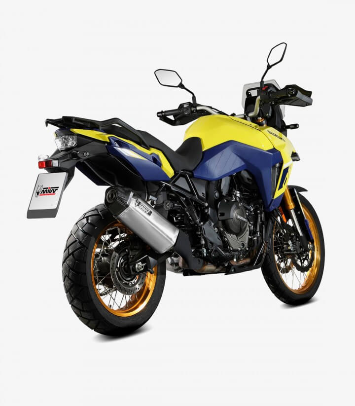 MIVV Speed Edge Auspuff Stahl für Suzuki V-Strom 1000/800 SE/800DE (23-26) S.061.LRX