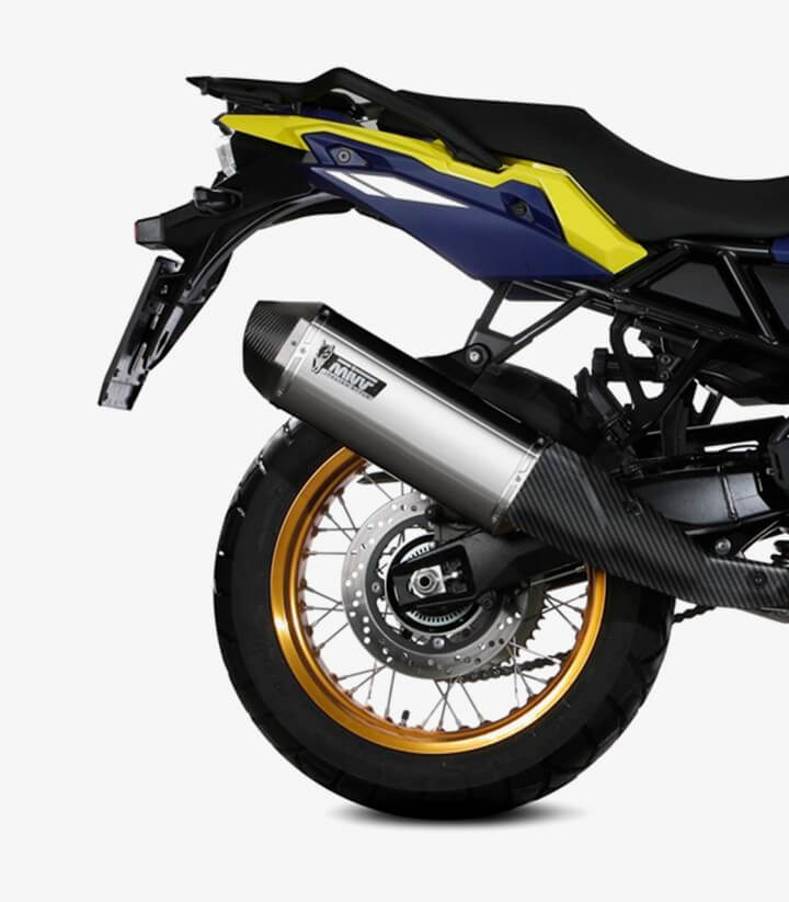 Escape MIVV Speed Edge Acero para Suzuki V-Strom 800 DE/SE (23-25) S.061.LRX