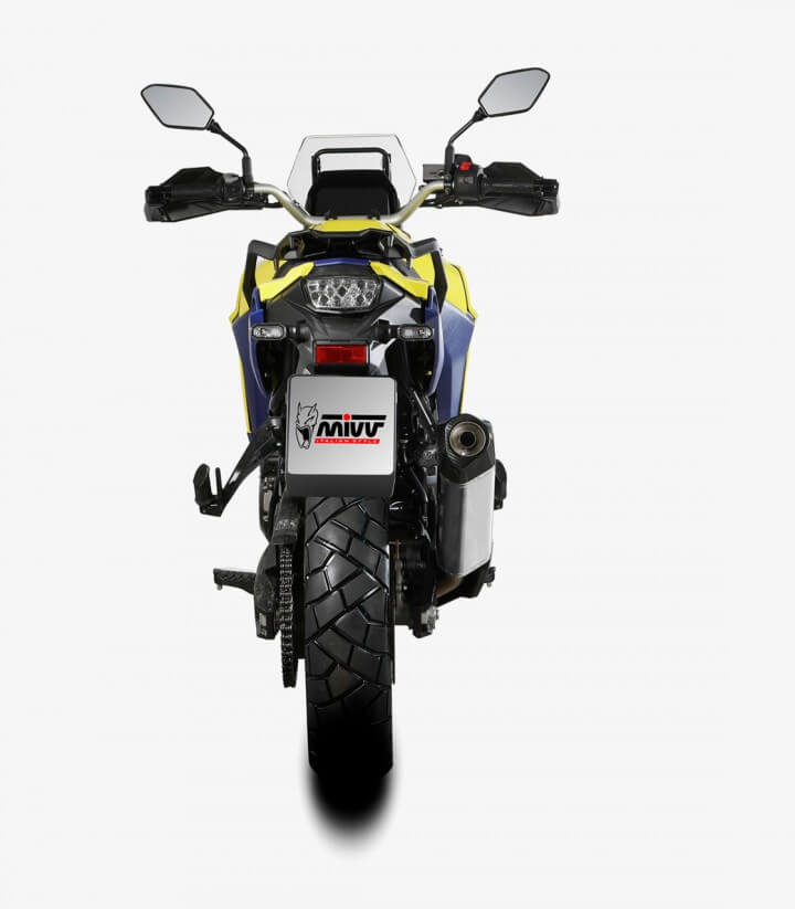 MIVV Speed Edge Auspuff Stahl für Suzuki V-Strom 1000/800 SE/800DE (23-26) S.061.LRX