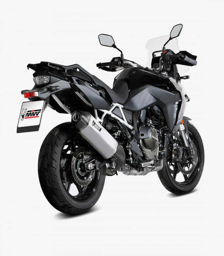 Escape MIVV Speed Edge Acero para Suzuki V-Strom 800 DE/SE (23-25) S.061.LRX