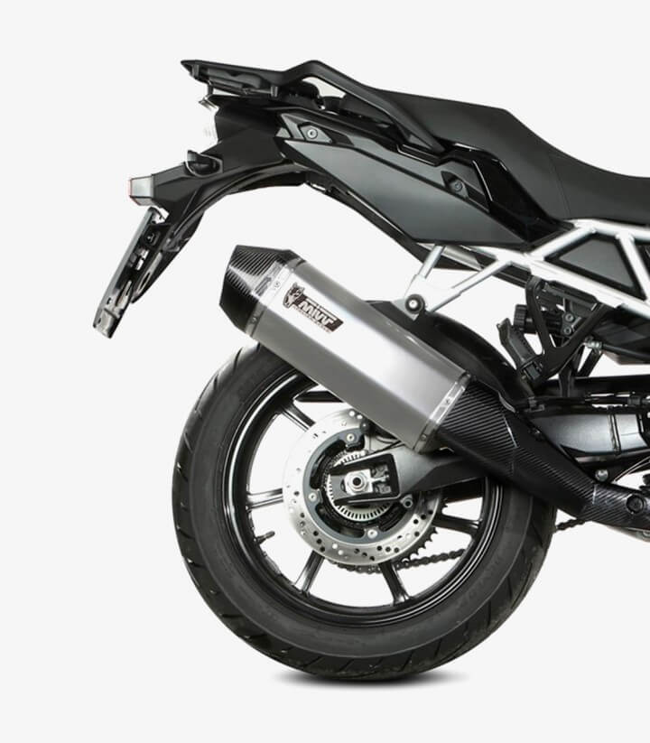 MIVV Speed Edge Auspuff Stahl für Suzuki V-Strom 1000/800 SE/800DE (23-26) S.061.LRX