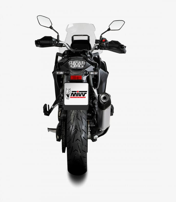MIVV Speed Edge Auspuff Stahl für Suzuki V-Strom 1000/800 SE/800DE (23-26) S.061.LRX